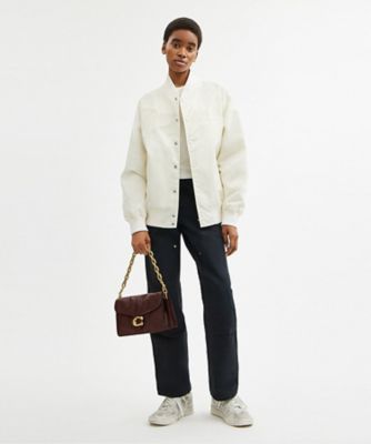 【COACH】送料無料/追跡有Tabbyチェーン キルティングショルダー コンパクト【Coach】Tabby キルティング ショルダーバッグ 20
